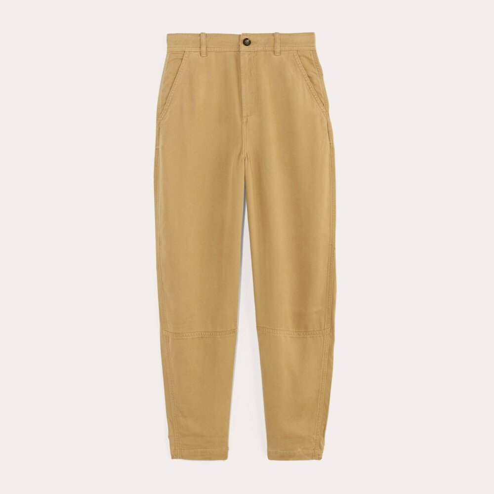 Everlane Women's Chino in Buttersoft in Classic Khaki, Size 2